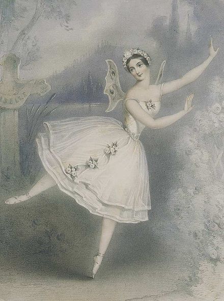 Carlotta Grisi in the title role of Giselle, 1841