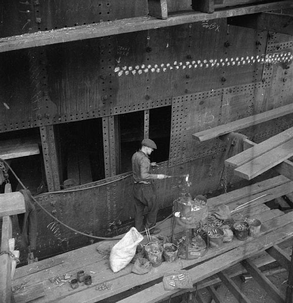 File:Glasgow Shipyard- Shipbuilding in Wartime, Glasgow, Lanarkshire, Scotland, UK, 1944 D20824.jpg