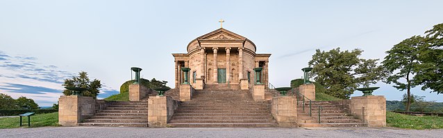 The Württemberg Mausoleum in the Rotenberg part of Untertürkheim in Rotenberg, Stuttgart, Germany.