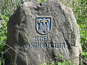 Boundary stone to the District of Ostholstein