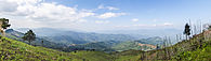 Looking out over Burma from Thailand, into the heart of the range