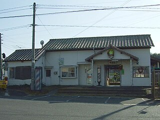 <span class="mw-page-title-main">Nakaizumi Station</span> Railway station in Nōgata, Fukuoka Prefecture, Japan