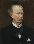 Jurist, eiendomsutvikler og idrettsleder Henrik Homan (1824-1900), malt 1903 Foto: Oslo Museum/digitaltmuseum.no