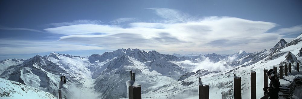 Panoraamvaade Gletscheri hütist (veebruar 2009)
