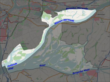 Hollandse Biesbosch Kaart