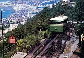 1970年代的第四代綠色車廂纜車