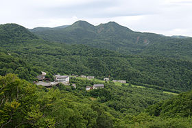 Shiga-tulivuori ja Hoppo Onsen Yamanouchissa, Naganon prefektuurissa