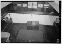 INTERIOR VIEW OF CUDDY, SCOW SCHOONER ALMA - Scow Schooner ALMA, Hyde Street Pier, San Francisco, San Francisco County, CA HAER CAL,38-SANFRA,198-11.tif