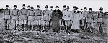 J. G. Eschenburg (9) zu Besuch beim Regiment im November 1916, Rittmeister Fehling (10)