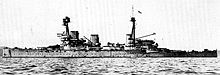 Indomitable in 1918. Note the aircraft carried on the midships turrets. Indomitable.jpg