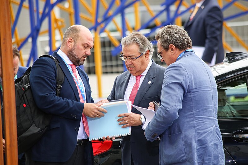 File:Informal meeting of justice and home affairs ministers.Arrivals (Home Affairs) Juan Ignacio Zoido (35711546946).jpg