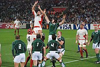 Irlande-Géorgie, match de la Coupe du monde de rugby à XV 2007