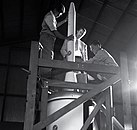 Einbau des Explorer 1 auf Trägerrakete Juno-1 (14 kg)