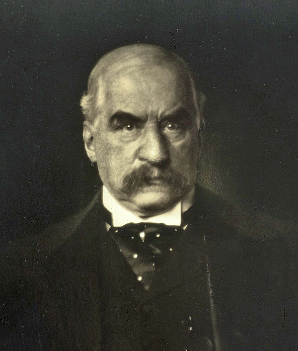 J.P. Morgan, the dominant banker in New York City.