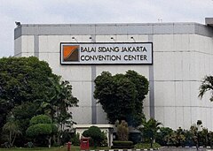 Jakarta Convention Center (JCC), venue for the 27th edition of the coronation night Jakarta Convention Center building.jpg