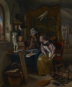 Jan Steen The Drawing Lesson