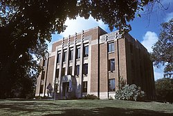 The Jerauld County Courthouse in Wessington Springs