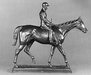 Jockey à cheval (vers 1877), New York, Metropolitan Museum of Art.
