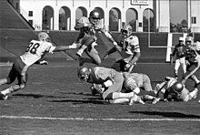 John Sciarra during UCLA v Cal game, 1975.jpg