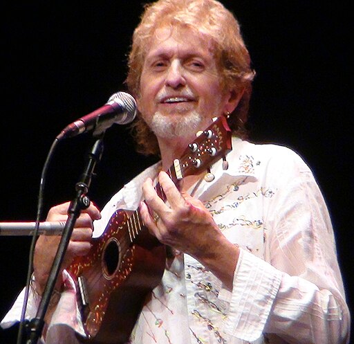 Jon Anderson with ukulele 2