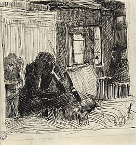 Misery, 1897. Musée d'art moderne et contemporain of Strasbourg