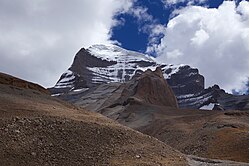 La face ouest du mont Kailash.