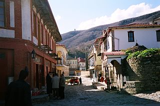 <span class="mw-page-title-main">Karyes, Mount Athos</span> Settlement in Greece