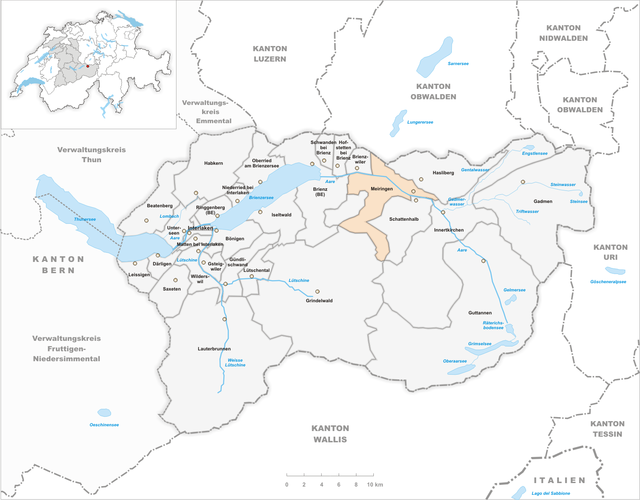 Meiringen - Localizazion