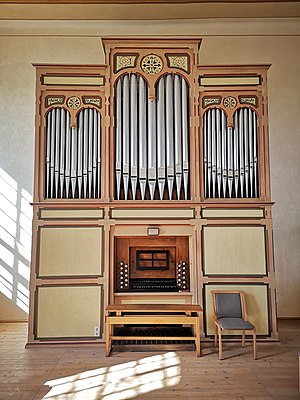 Klipphausen Sora, Dorfkirche, Friedrich Nikolaus Jahn & Sohn-Orgel.jpg