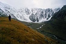 Kolka Glacier in 2001 Kolka Glacier 2001.jpg