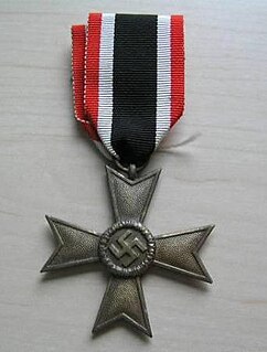 War Merit Cross decoration of Nazi Germany during the Second World War