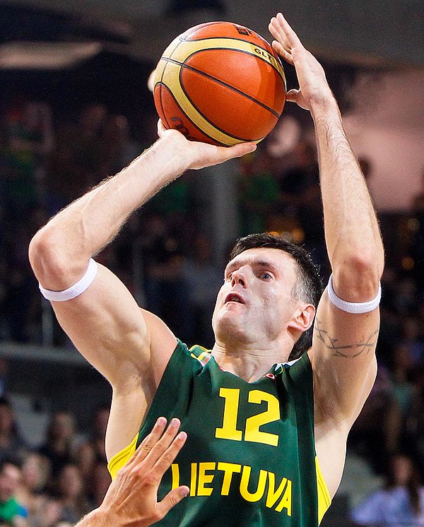 Lavrinovič with Lithuania in 2014