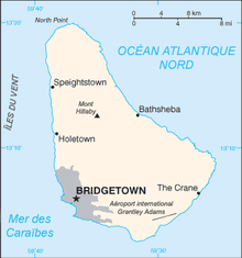 Description de l'image La Barbade carte.png.