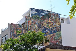 Muurschildering in Calle Real, Los Llanos