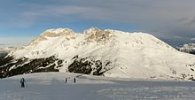 Il Gruppo del Latemar dalle piste di Obereggen