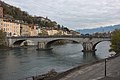 * Nomination The Marius Gontard bridge and the Perrière quay at en:Grenoble, the en:Isère (river) looking upstream. --Touam 15:40, 15 November 2020 (UTC) * Promotion  Support GQ --Palauenc05 17:42, 15 November 2020 (UTC)