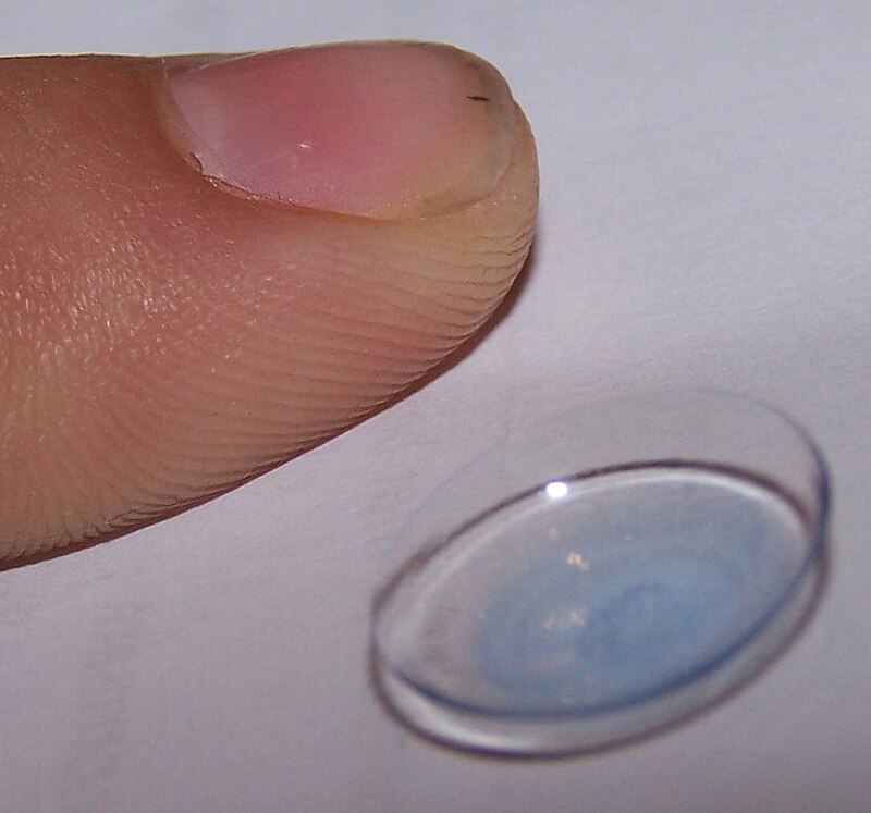 Oprecht olie puur Contactlens - Wikipedia