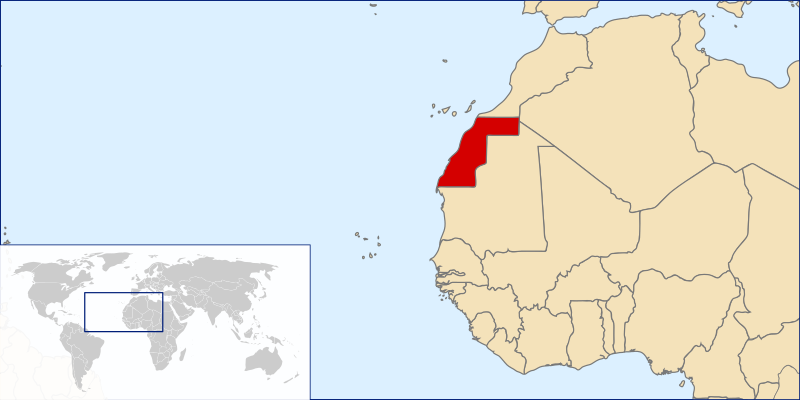 Fișier:LocationWesternSahara.svg