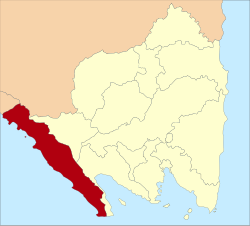 Location within Lampung