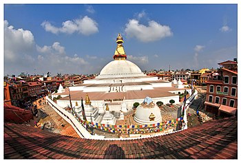 Boudhanath Stupa, Kathmandu Photograph: Ronixdhungana Licensing: CC-BY-SA-4.0