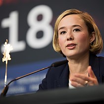 Alba August bei der Vorstellung des Filmes „Astrid“ auf der Berlinale 2018