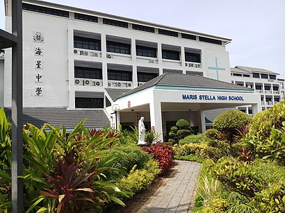 How to get to Maris Stella High School with public transport- About the place