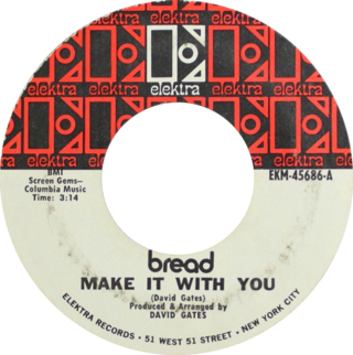 <span class="mw-page-title-main">Make It with You</span> 1970 single by Bread