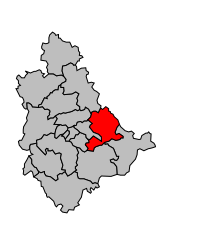 Canton de Saint-Julien-Chapteuil - Carte