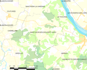 Poziția localității Saint-Georges-des-Sept-Voies