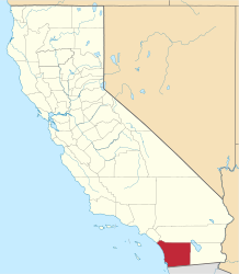 Contea di San Diego – Mappa