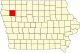 Карта графства Чероки