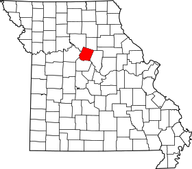 Map of Missouri highlighting Howard County.svg