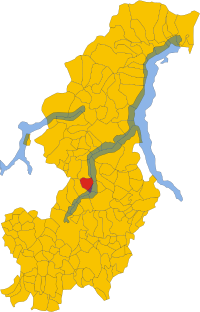 Locatie van Laglio in Como (CO)