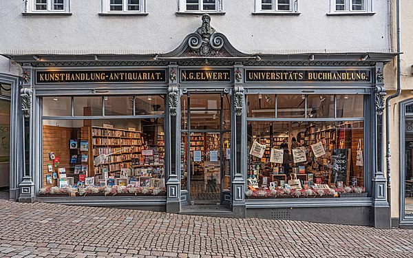 Bookshop in Marburg (Hesse, Germany)